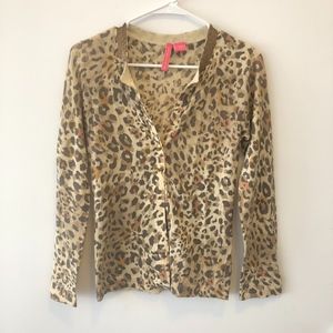 ❌SOLD❌ Charlotte Tarantola Leopard Cardigan
